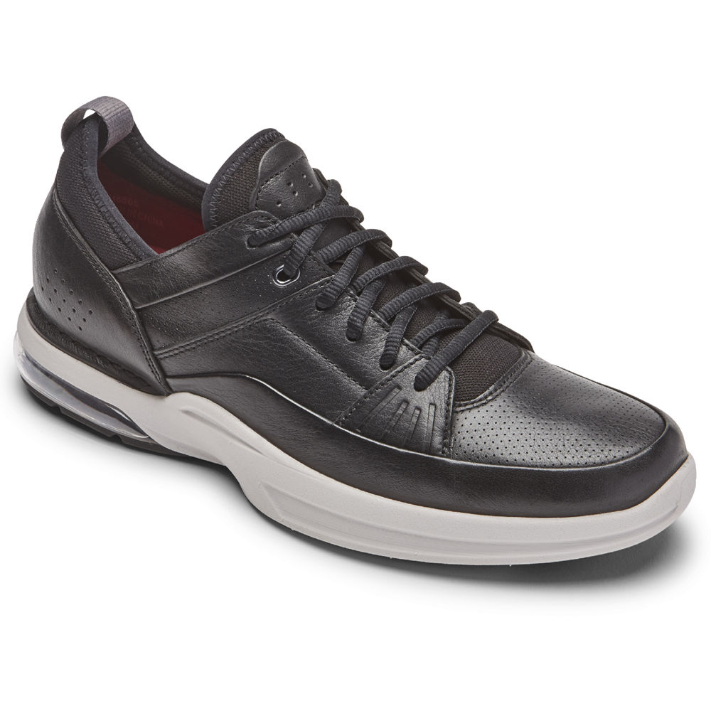 Rockport Mens Sneakers Black - Howe Street Lace Up - UK 293-FIYZRJ